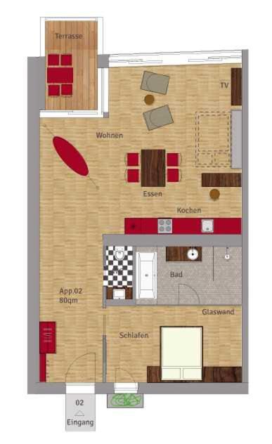 Lejlighed Z1-das Haus *